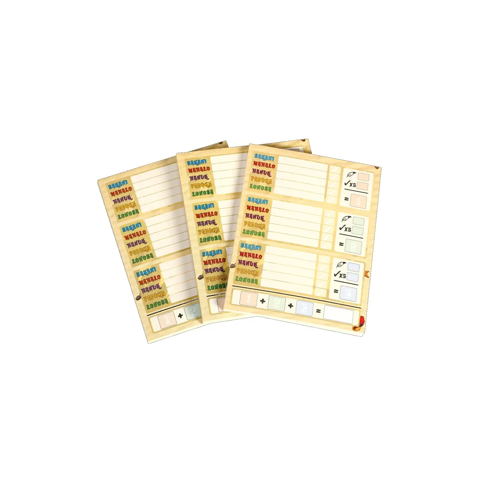 999 Games Scoreblokken Samoa Set 3-delig Kaartspel