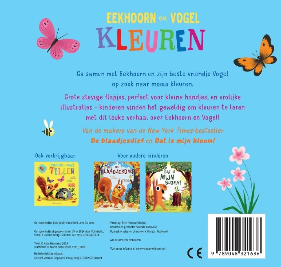 Eekhoorn en Vogel Kleuren