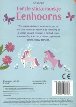 Eerste stickerboekje Eenhoorns