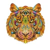 Eureka Regenboog Houten Puzzel Tijger