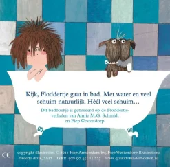 Floddertje in bad
