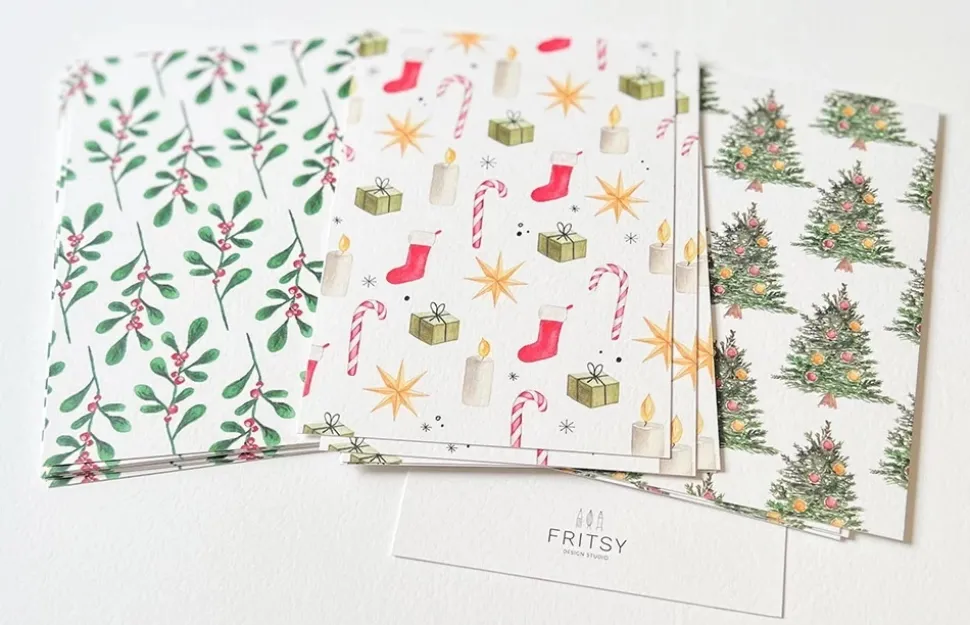 Fritsy Kerstkaart Kerstboom met Envelop