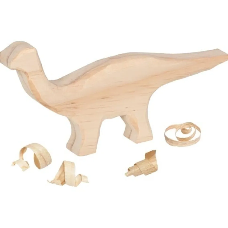 GOKI Houtsnijwerk Dieren DIY Set 3-delig