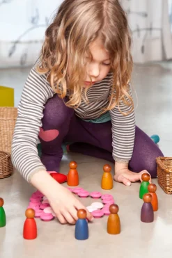Grapat Houten Poppetjes Dark Warm Nins 18-188B