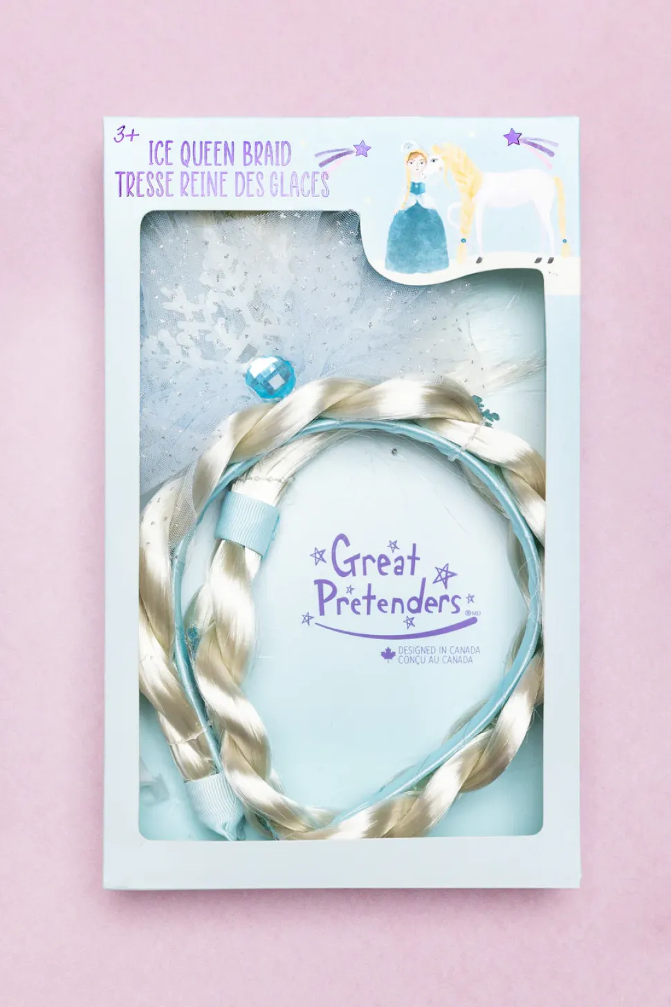 Great Pretenders Ice Queen Haarband met Vlecht