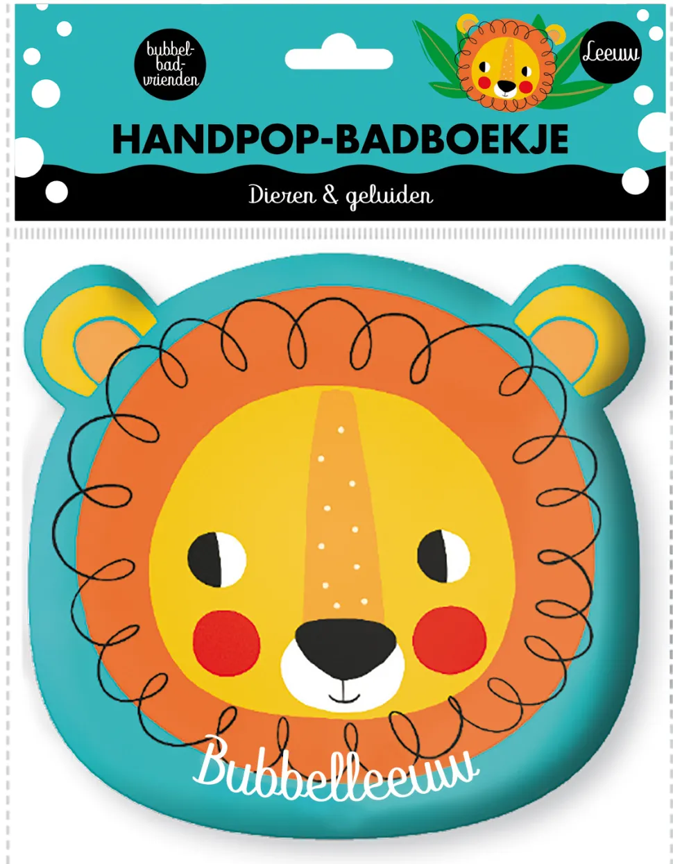 Handpop badboekje Leeuw