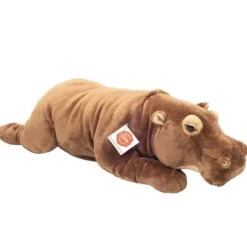 Hermann Teddy Knuffel Nijlpaard Liggend 48 cm
