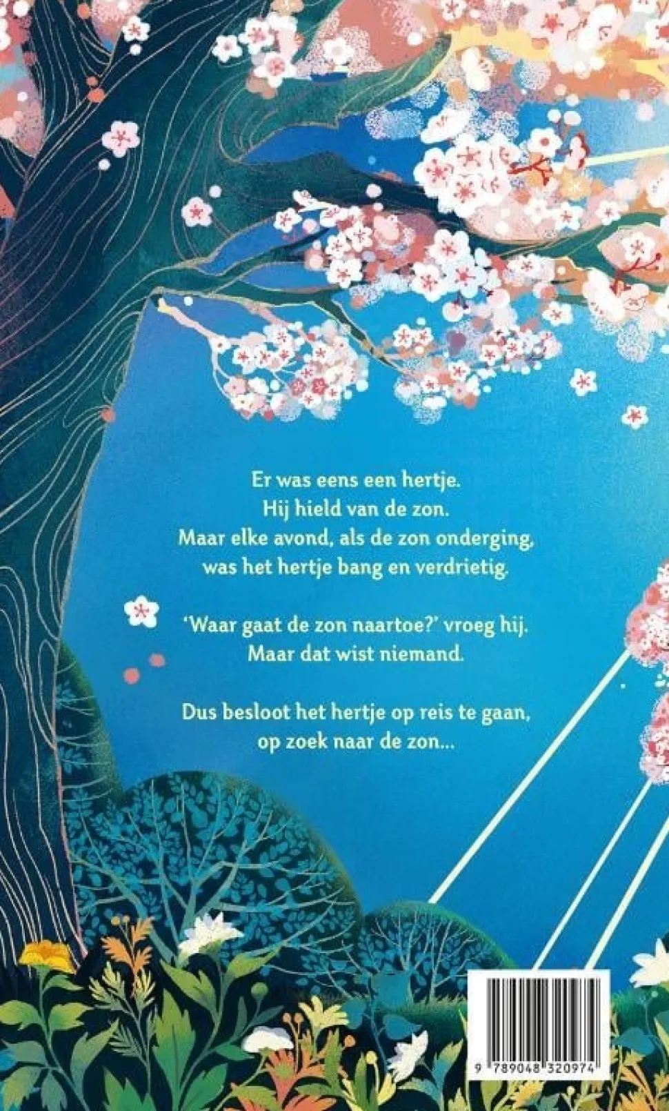 Hertje gaat de zon achterna