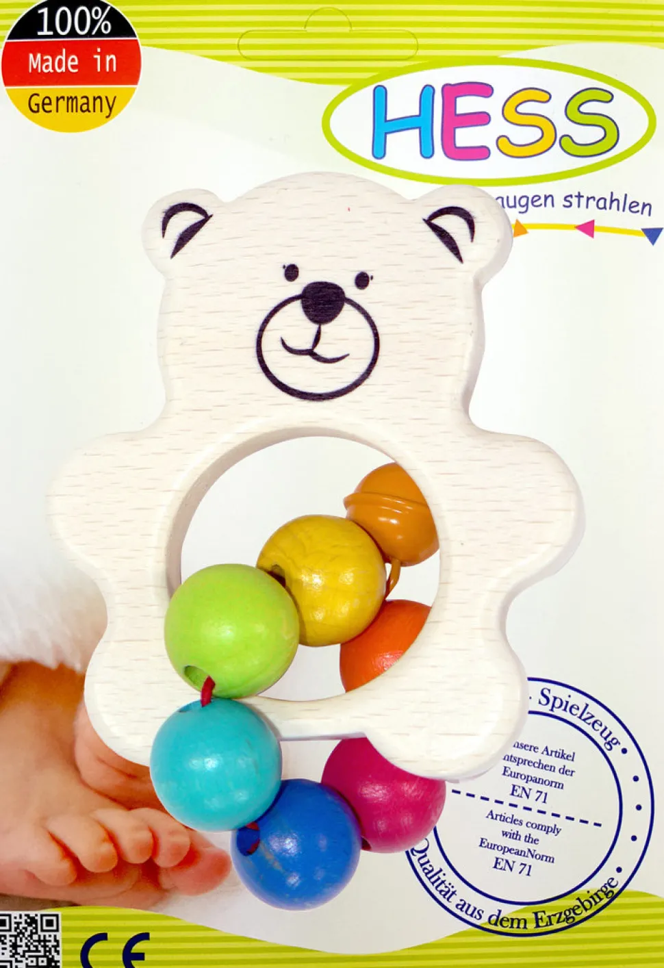 Hess Grijpfiguur Rammelaar Teddy Beer