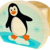 Hess Spaarpot Pinguïn Hout