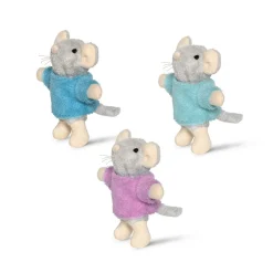 Het Muizenhuis Knuffel Muis Drieling