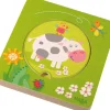 Houten puzzel Boerderijdieren
