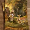 Iris Esther Postkaart Deer Delights