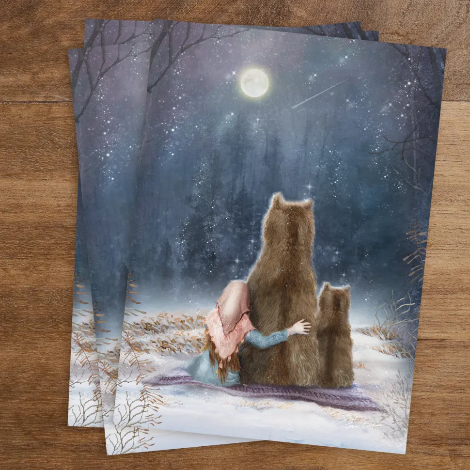 Iris Esther Postkaart Sound of Snow