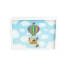 Limundo Wandlamp Rechthoekig Luchtballon Wit Hout