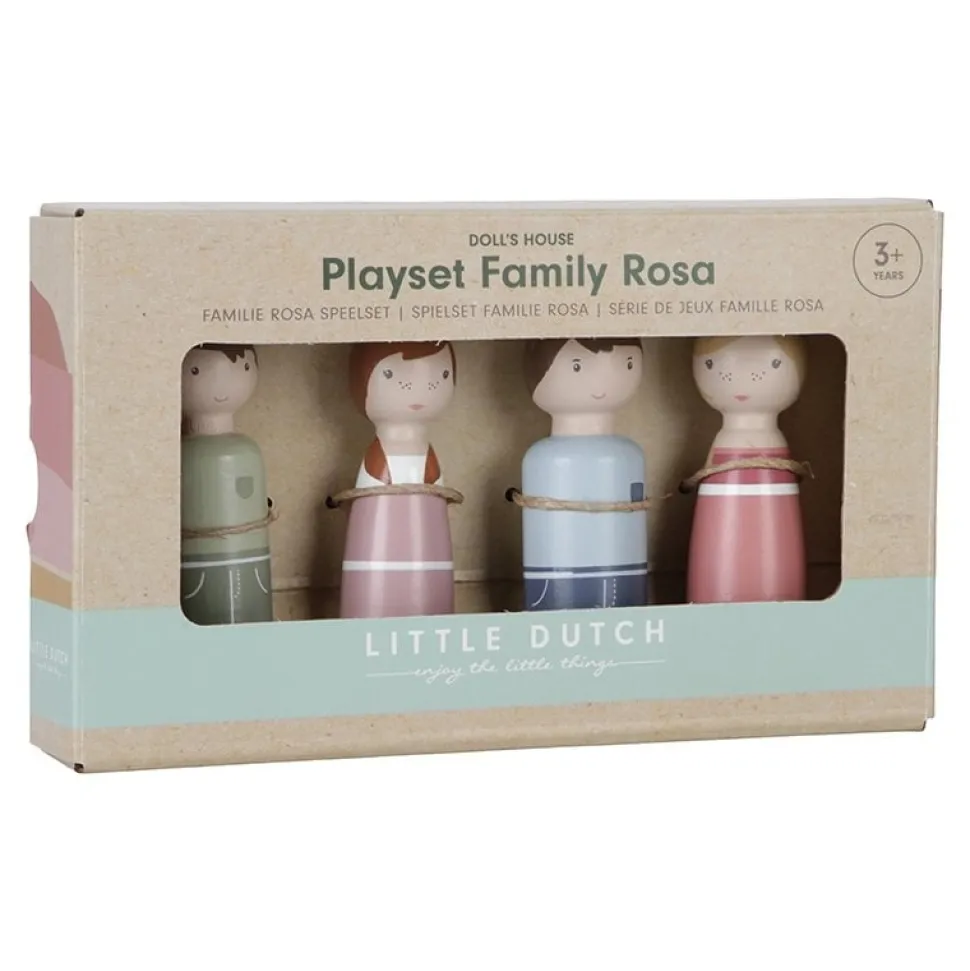 Little Dutch Aanvulset Poppenhuis Familia Rosa Hout