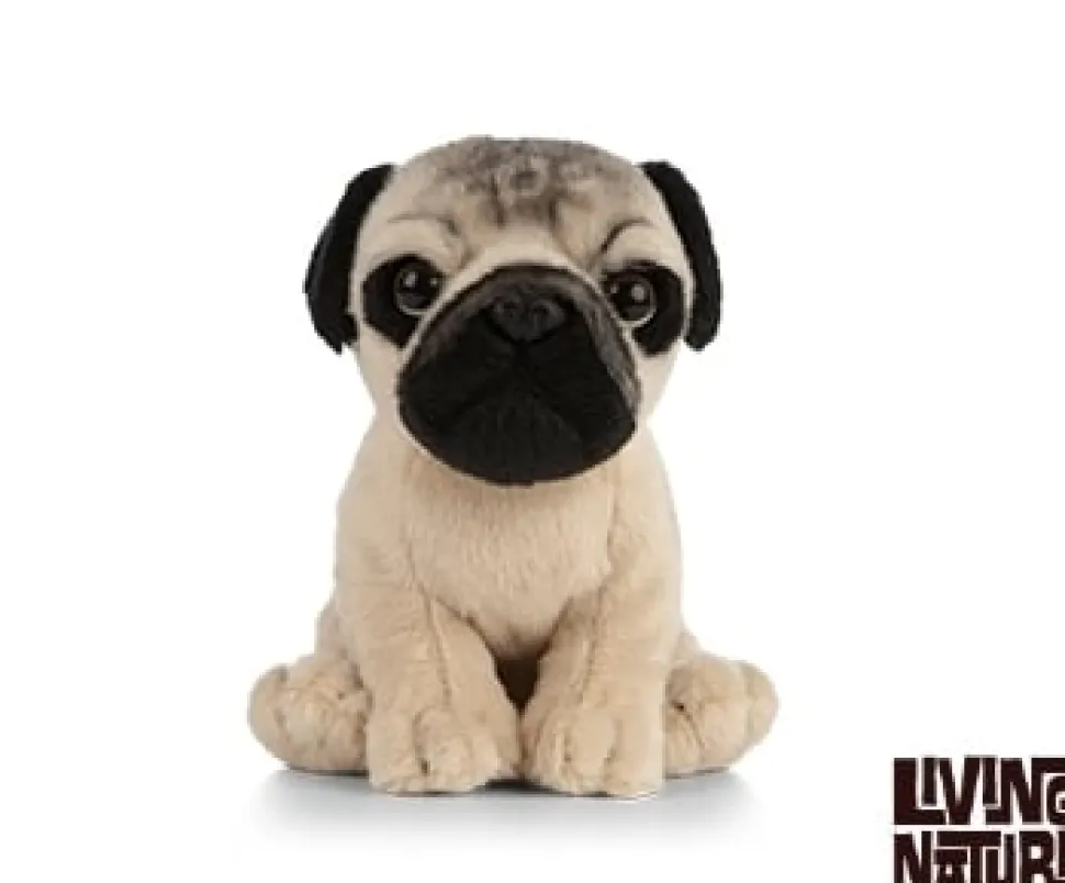 Living Nature Knuffel Hond Mopshond Puppy