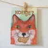 Lotte Drouen Ansichtkaart Koekje