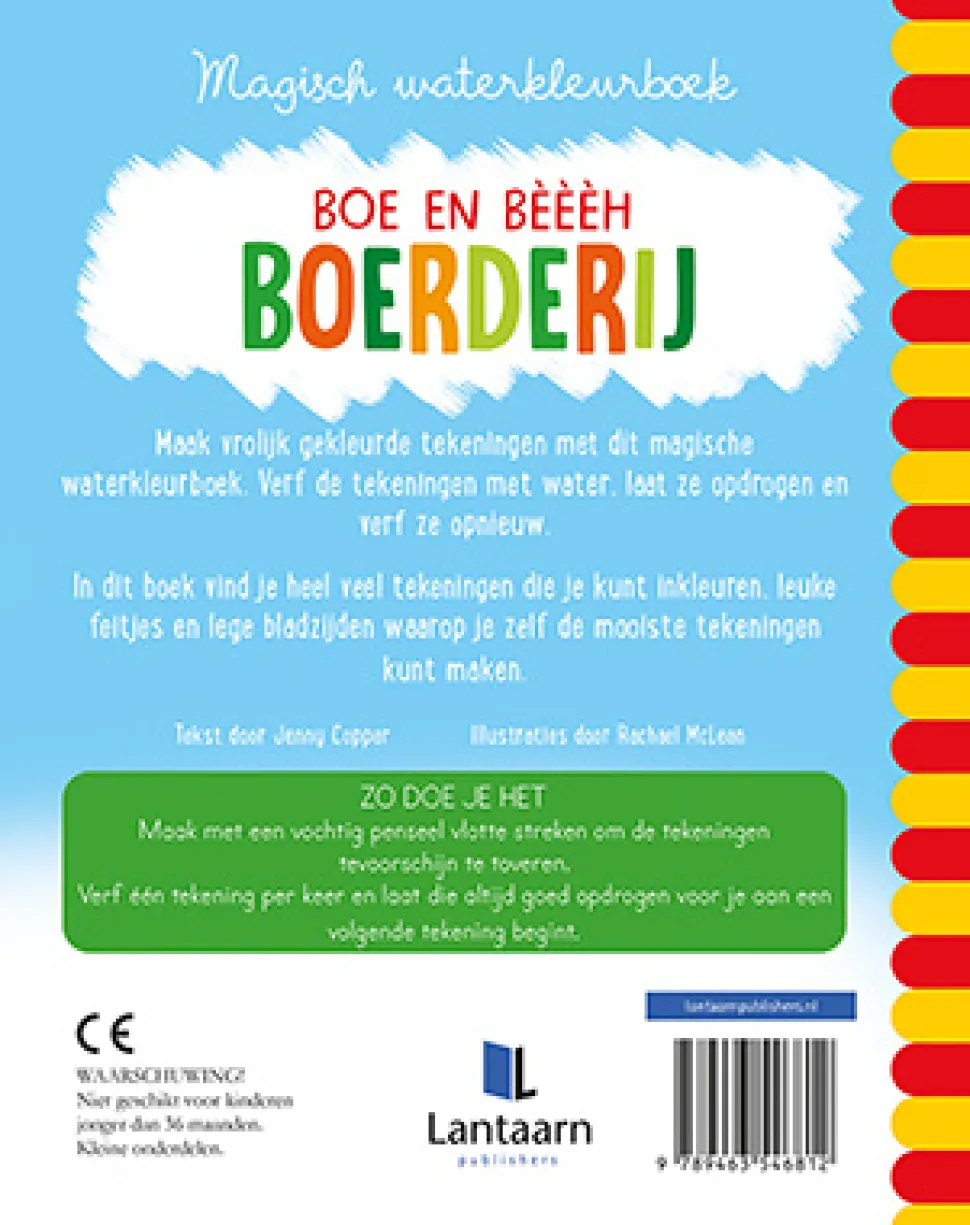 Magisch waterkleurboek Boerderij