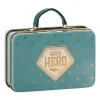 Maileg Metalen Koffertje Blue Gold Stars