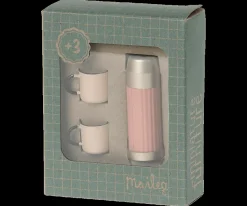 Maileg Thermosfles met 2 Mokken Soft Coral