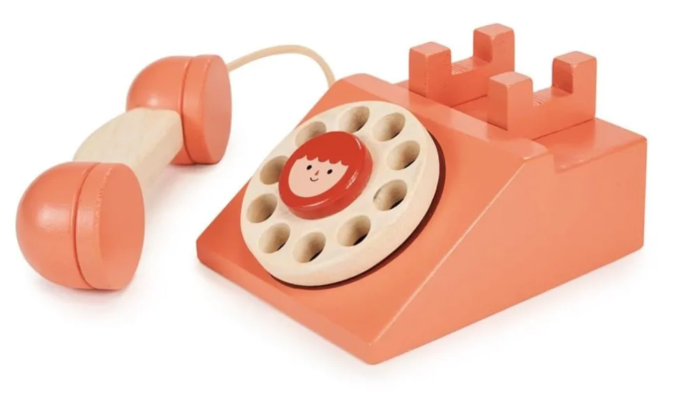 Mentari Ring Ring Telefoon Hout
