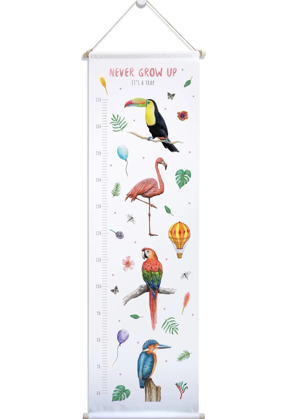 MiesToGo Groeimeter Vogels Roze
