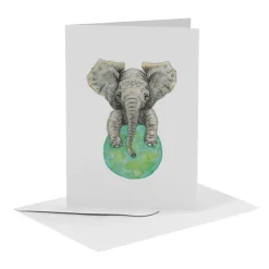 MiesToGo Wenskaart Olifant