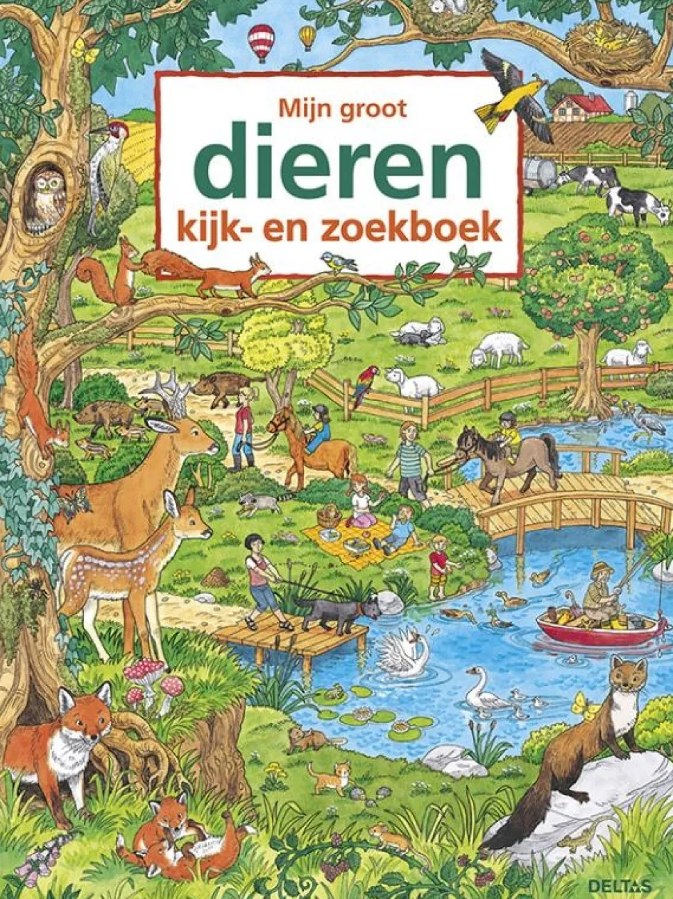 Mijn groot dieren kijk- en zoekboek