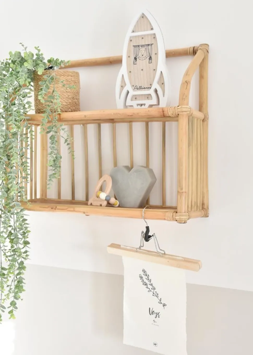 Pellianni Tafellamp Raket LED Hout