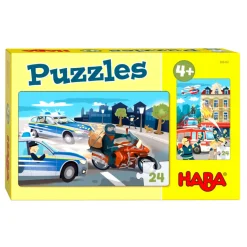 Puzzels In actie 24pcs set 2-delig