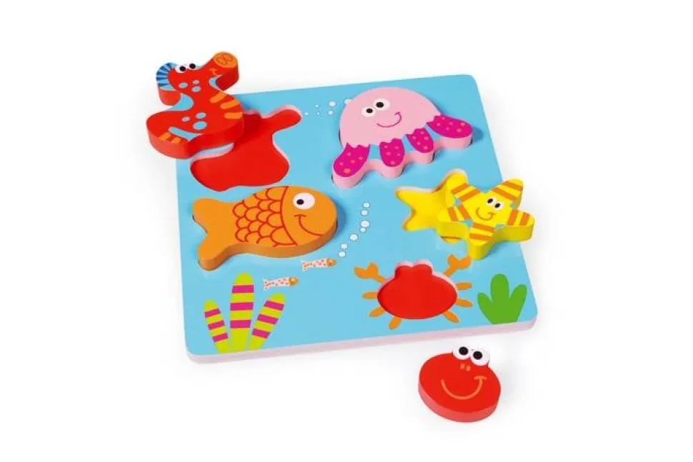 Scratch Puzzel Reliëf Zee