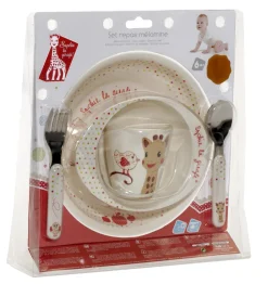 Sophie de Giraf Maaltijd Set Rood