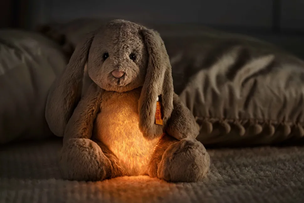 Steiff Knuffel met Licht Hoppie Haas 28cm
