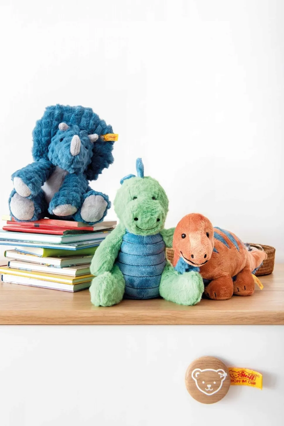 Steiff Knuffel Triceratops Dixi Soft Cuddly Friends