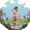 Sticky Tales Muursticker Groot Victor de Sloddervos