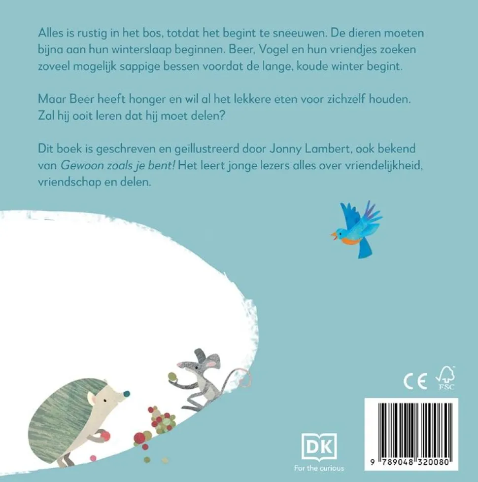 Veltman Uitgevers Beer en vogel leren delen