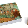 Weizenkorn Blokkenpuzzel Afrika Dieren Hout