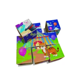 Weizenkorn Blokkenpuzzel Circus Hout