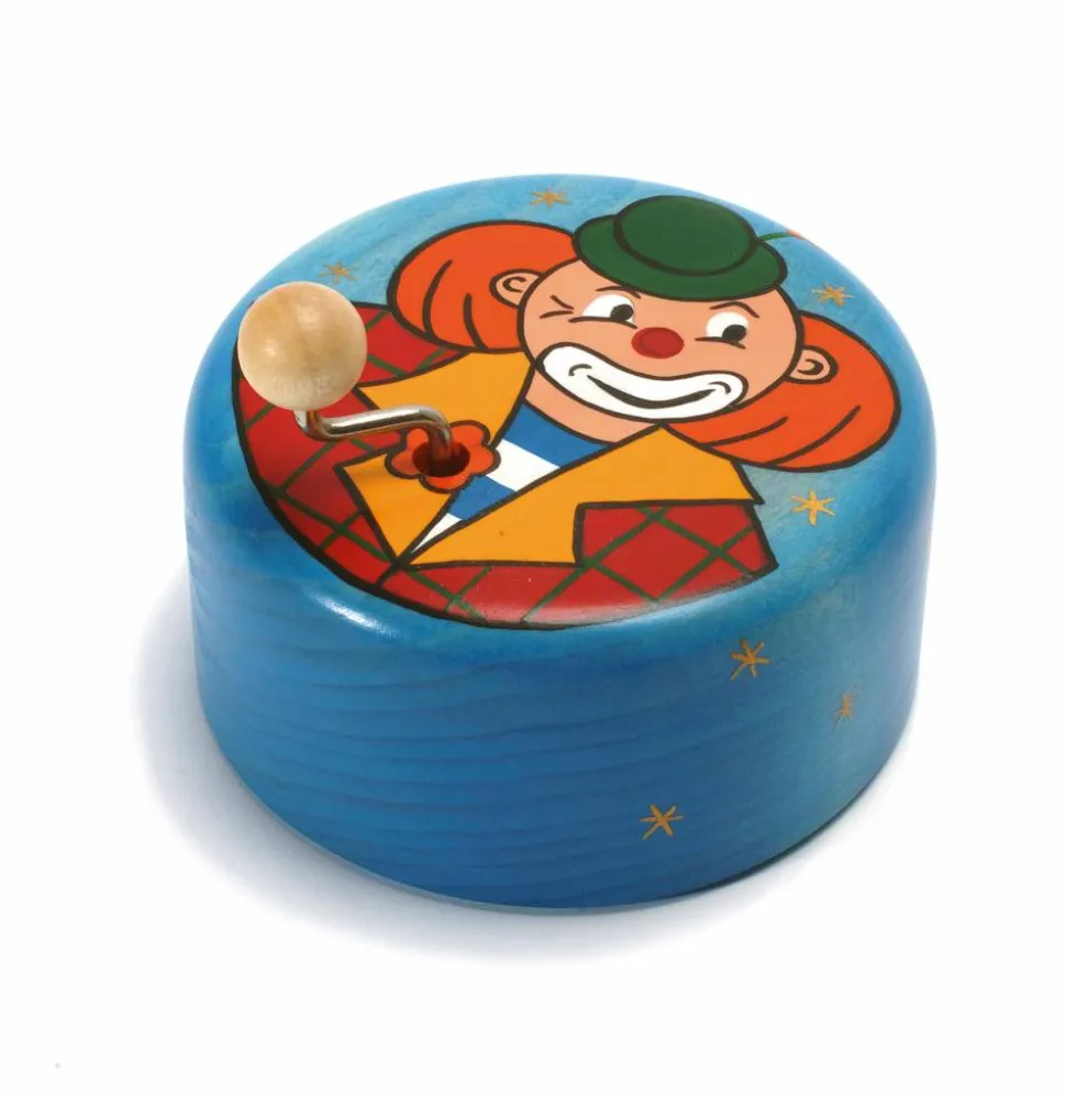 Weizenkorn Muziekdoos Clown Hout