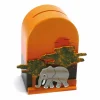 Weizenkorn Spaarpot 3D Olifant Hout