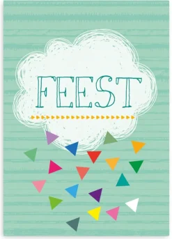 Wenskaart Feest
