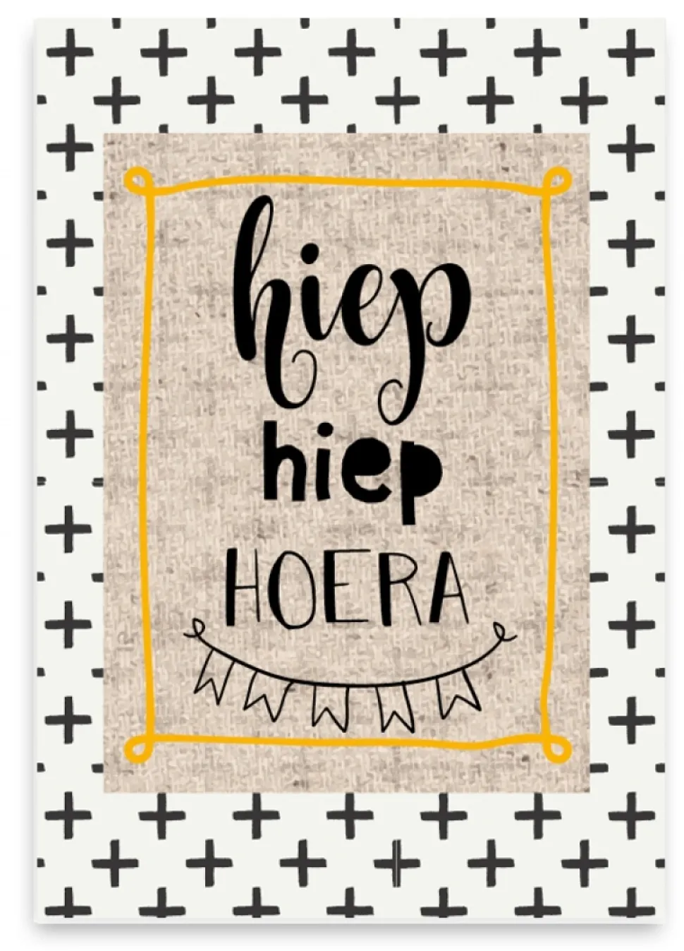 Wenskaart Jarig!