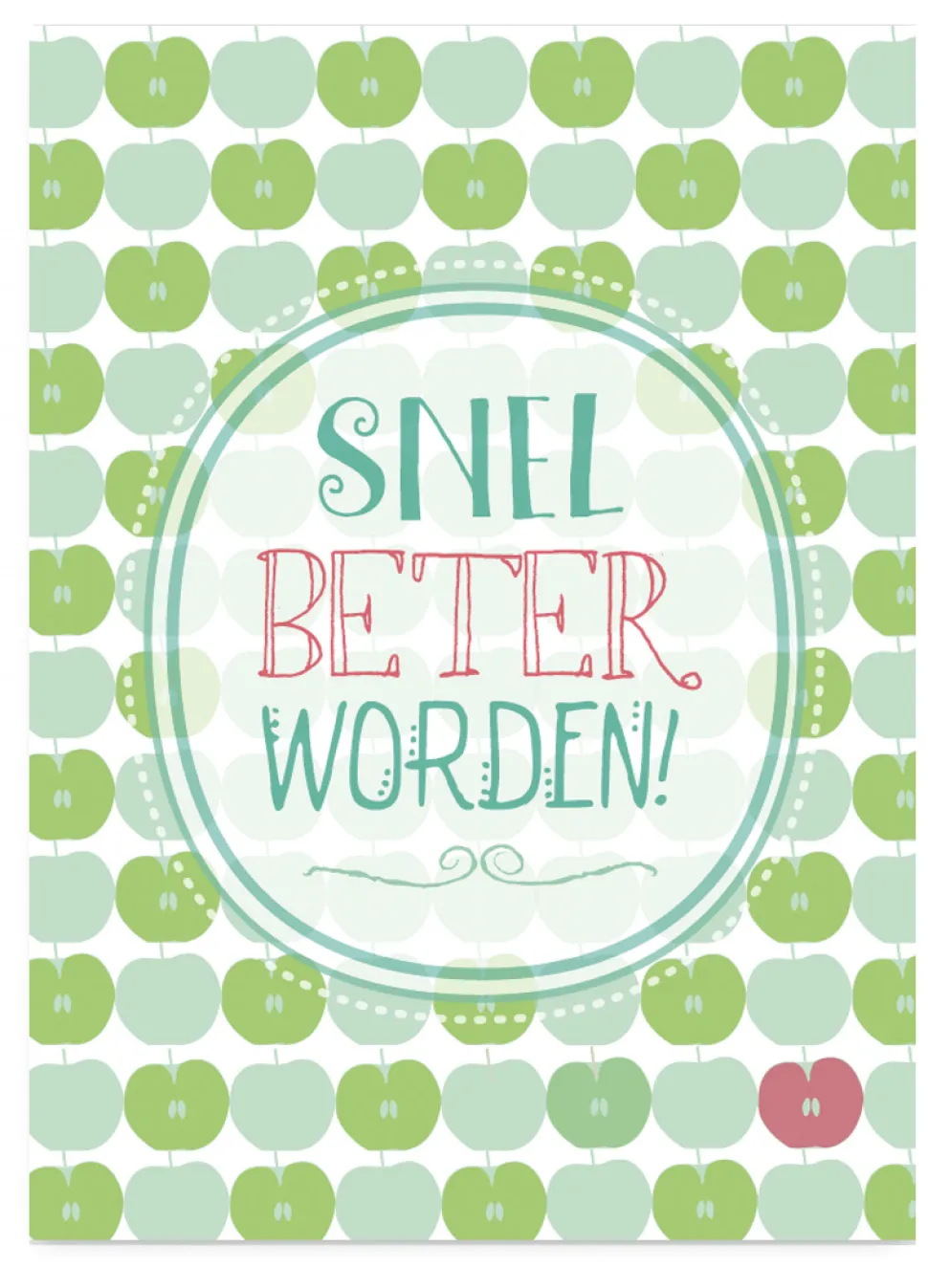 Wenskaart Snel beter worden