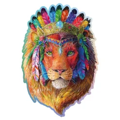 Wooden City Puzzel Hout Mystic Lion 505pcs