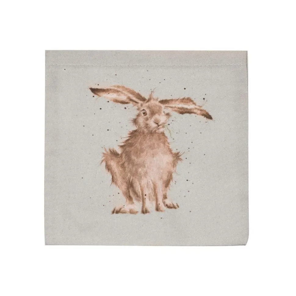 Wrendale Designs Opvouwbare Boodschappentas Konijn Harebrained